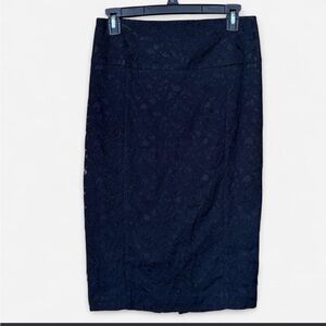 Express black Lace Pencil Skirt